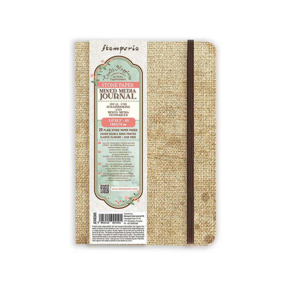 Stamperia Stone Paper Journal A5