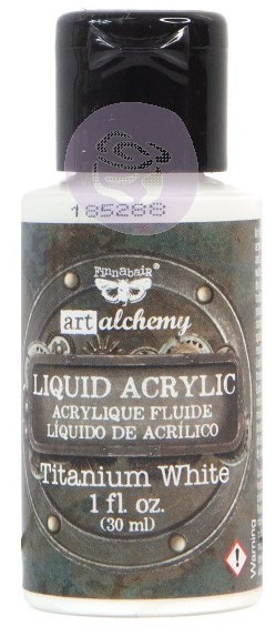 Finnabair Art Alchemy Liquid Acrylic Paint Avocado Green 1fl oz